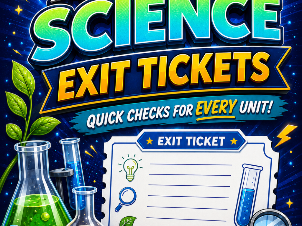 Grade 4 Vision and Light Exit Tickets | 36 Quick Checks + Answers