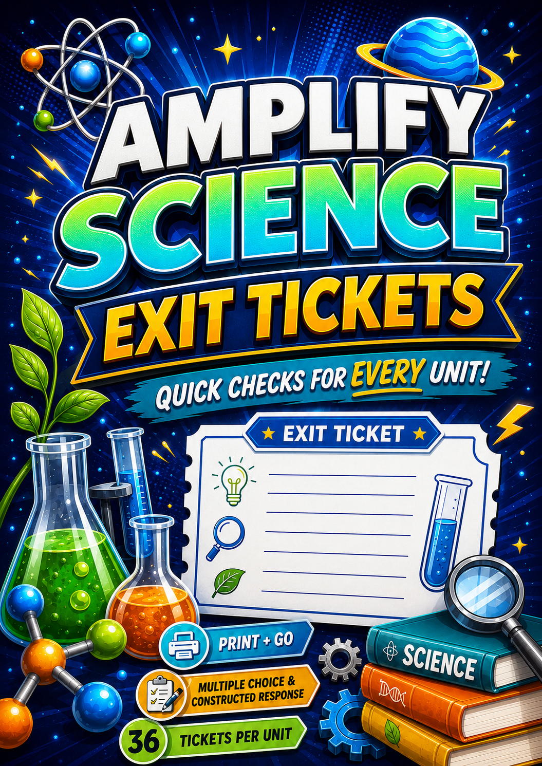 Grade 7 Rock Transformations Exit Tickets | 36 Quick Checks + Answers cover