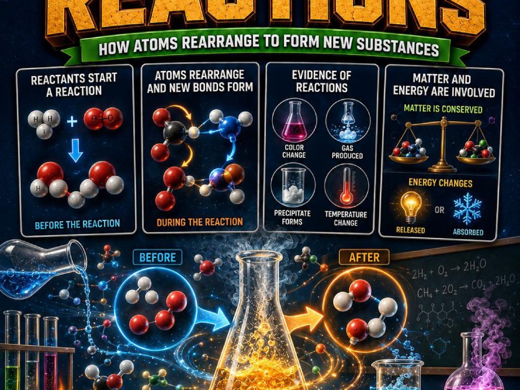 Chemical Reactions Phenomena Poster Set