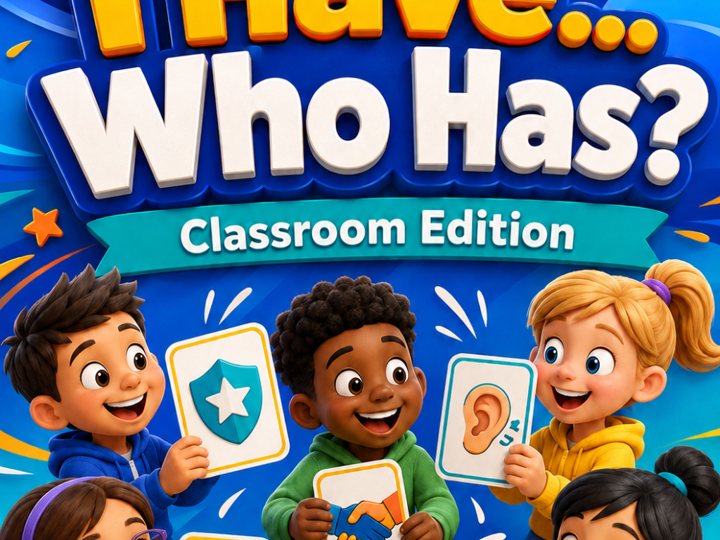 PBIS I Have... Who Has? Classroom Edition | Behavior Expectations Card Game