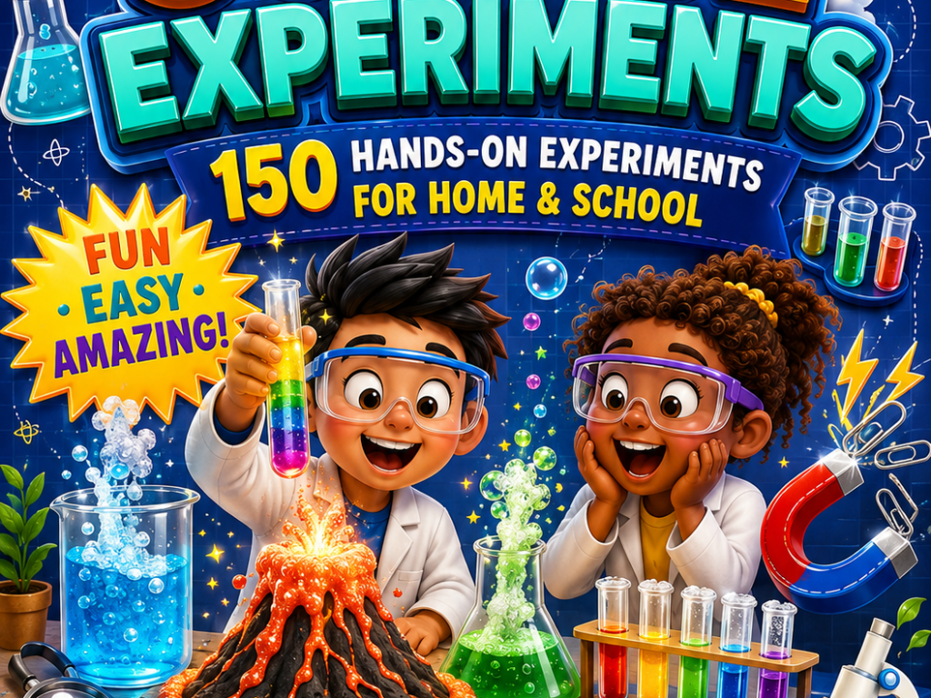 DIY Science Experiments: 150 Hands-On Science & STEM Activities + Bonus Experiment Sheet
