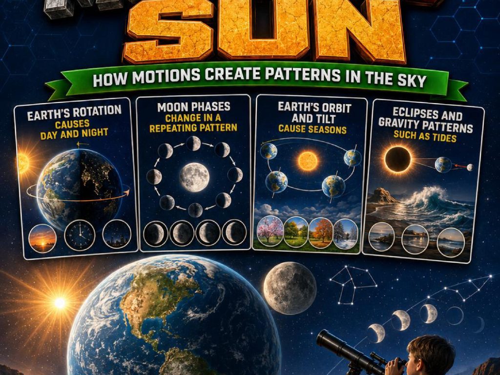 Earth, Moon, and Sun Phenomena Poster Set