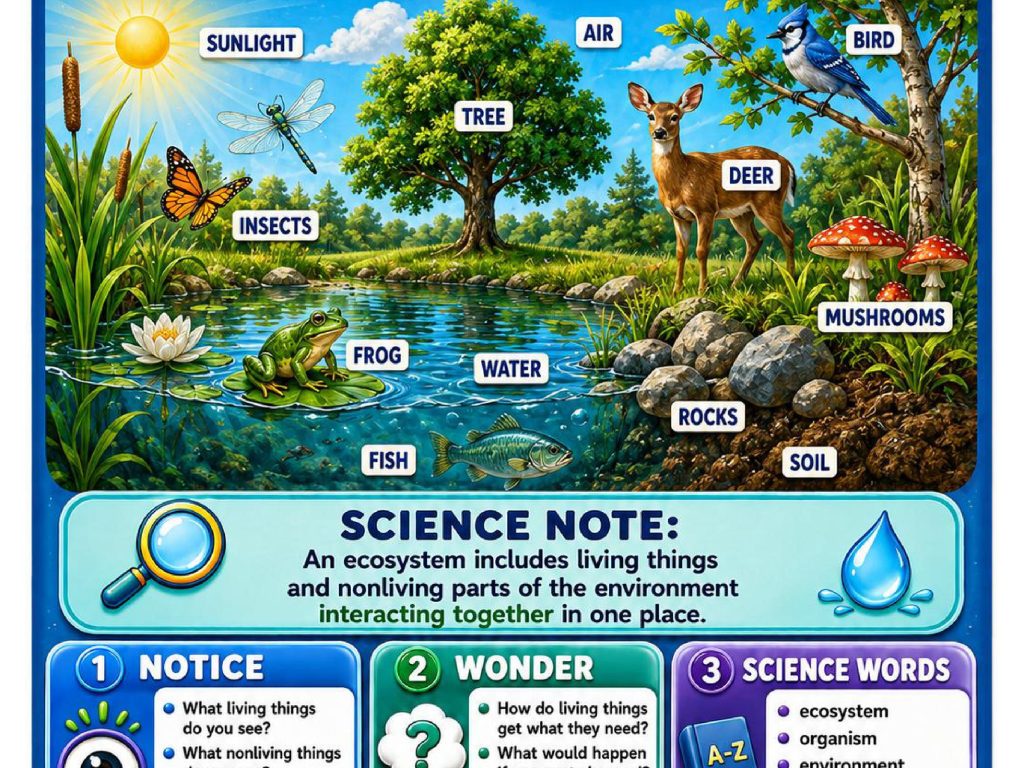 Ecosystems Science Concept Posters