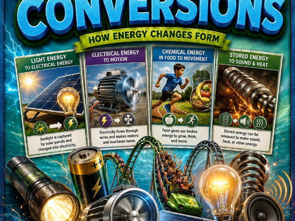 Energy Conversions Phenomena Poster Set