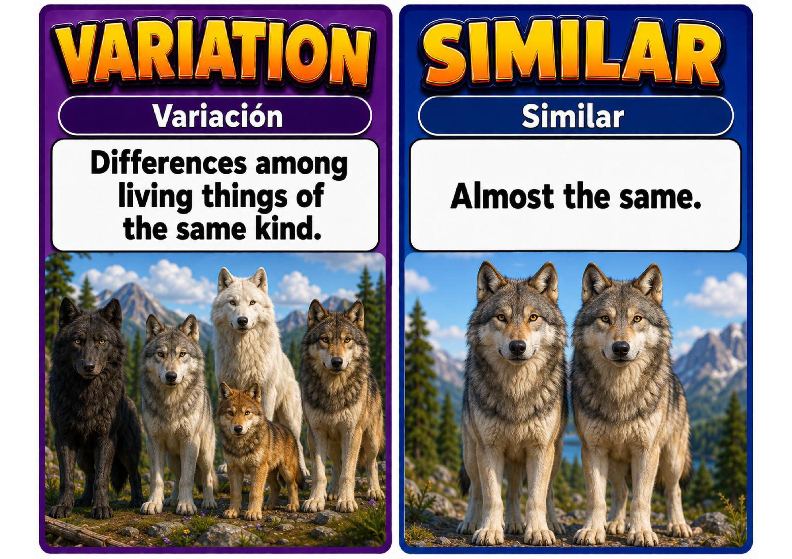 Grade 3 Science Inheritance and Traits Word Wall