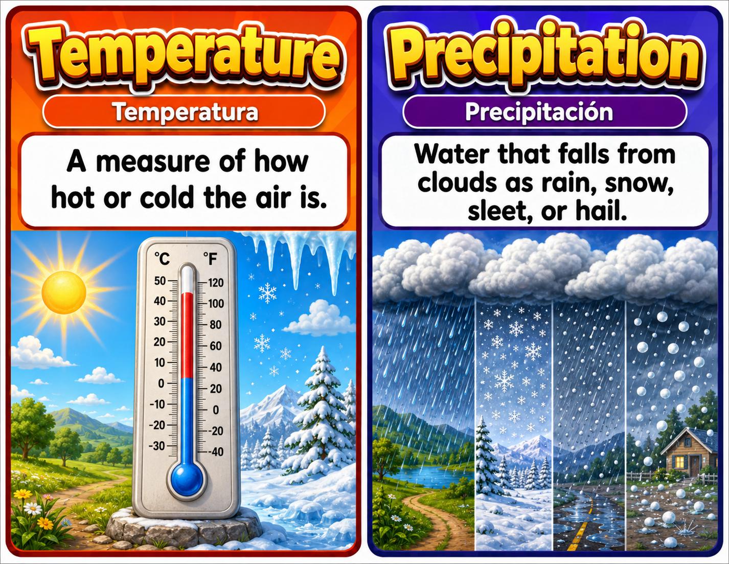 Grade 3 Science Weather and Climate Word Wall