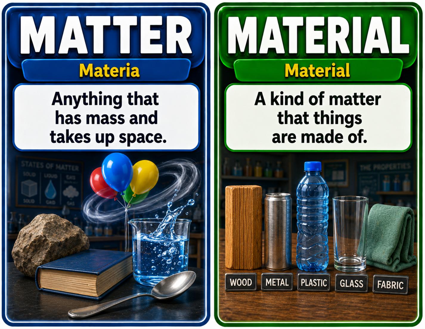 Grade 5 Science Modeling Matter Word Wall