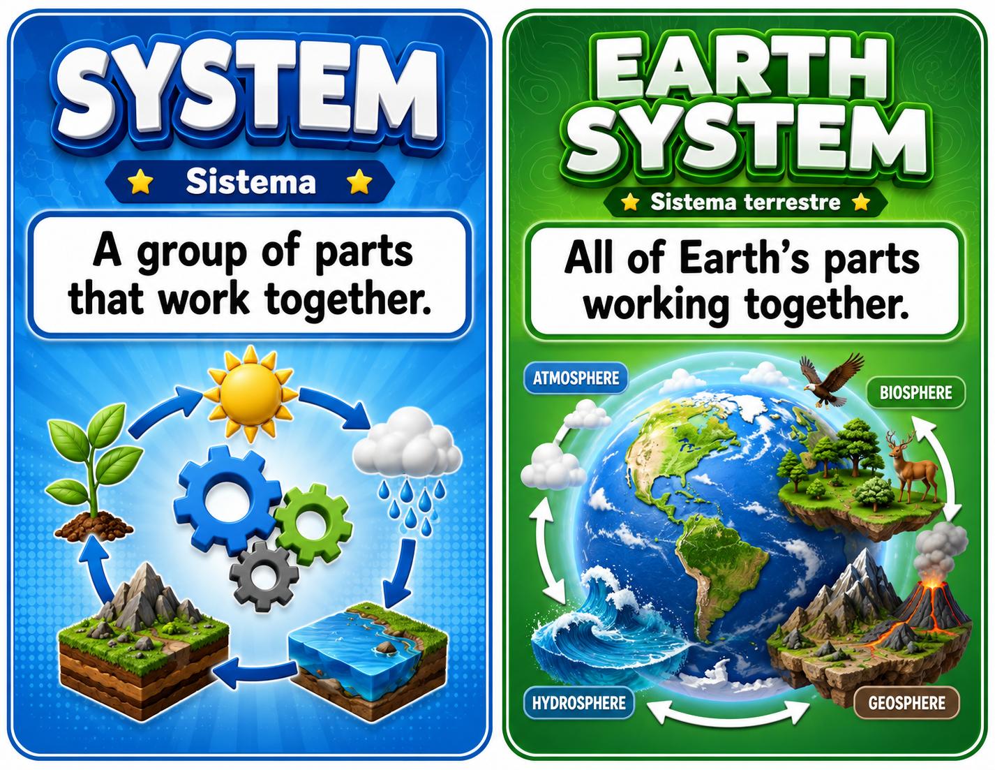 Grade 5 Science The Earth System Word Wall