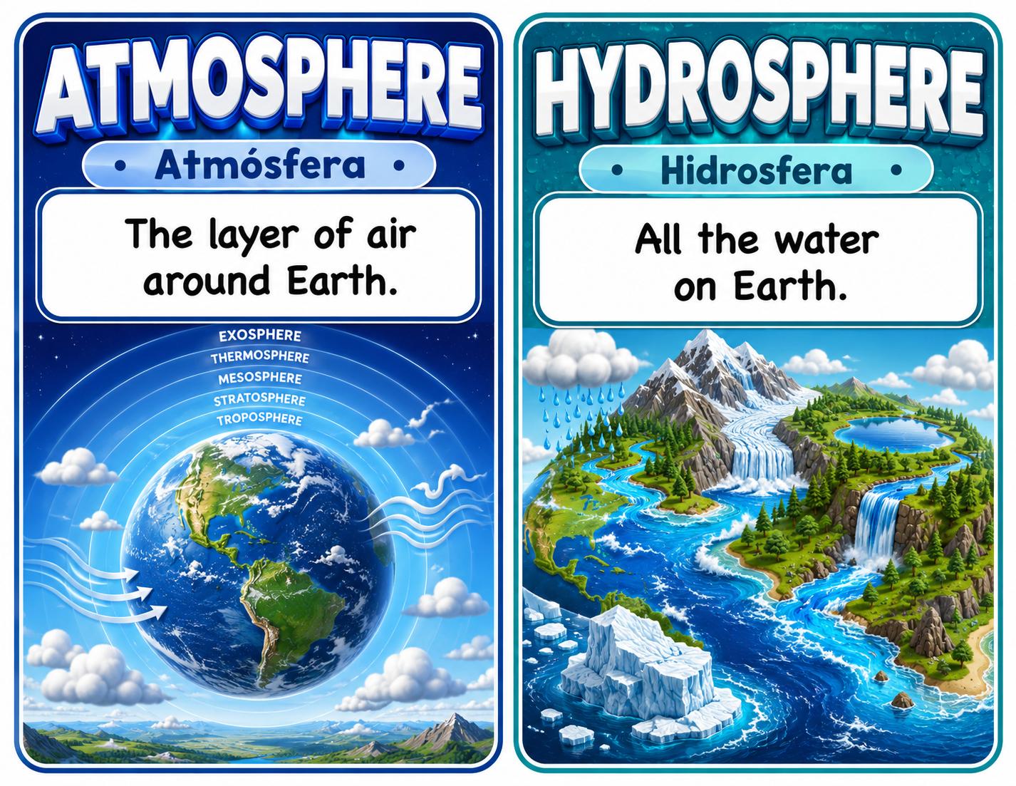 Grade 5 Science The Earth System Word Wall