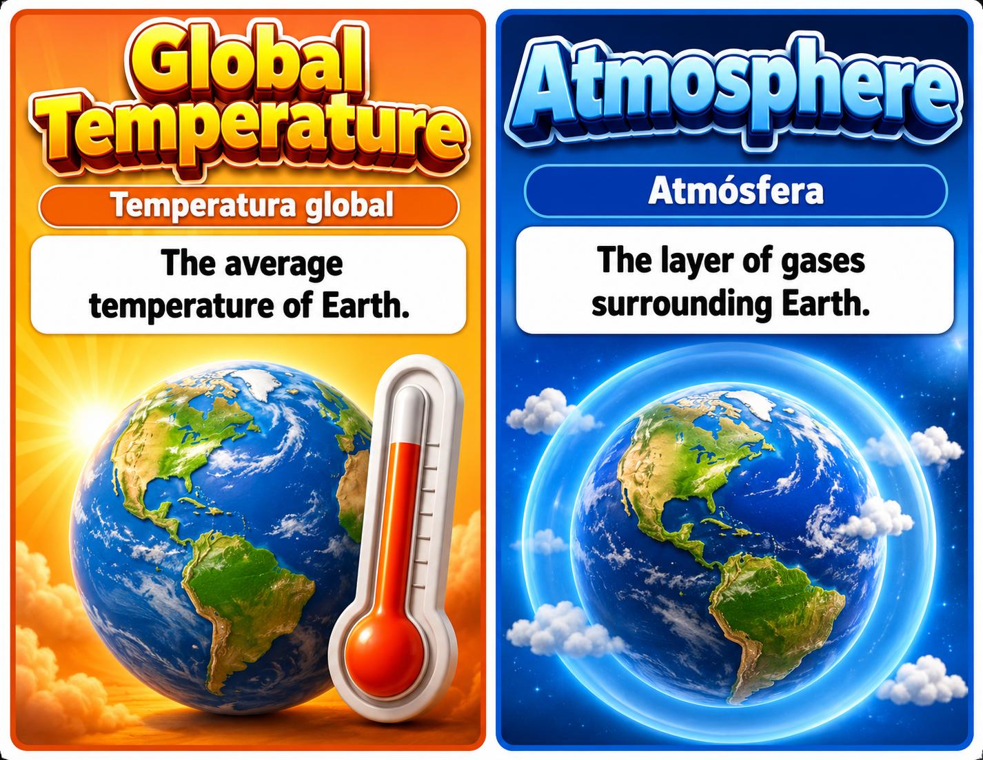 Grade 6 Science Earth's Changing Climate Word Wall