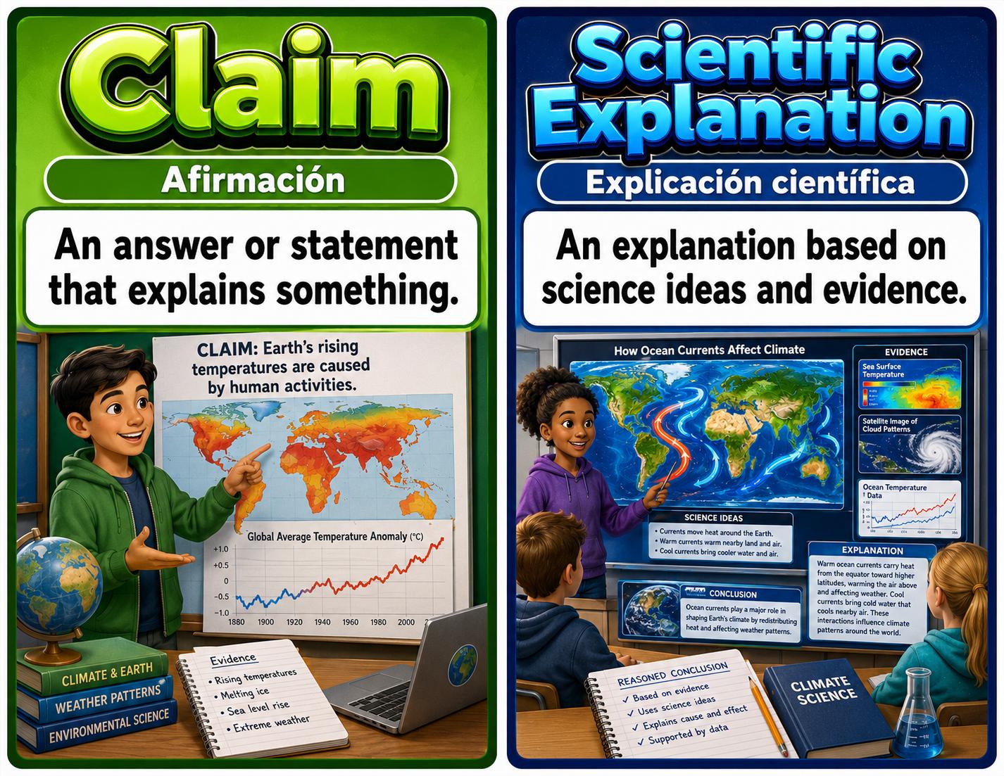 Grade 6 Science Ocean, Atmosphere, and Climate Word Wall