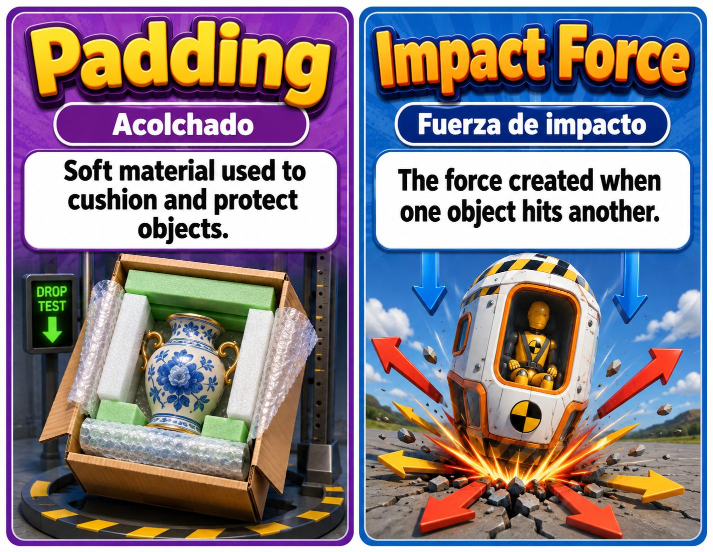 Grade 7 Science Force and Motion Engineering Internship Word Wall