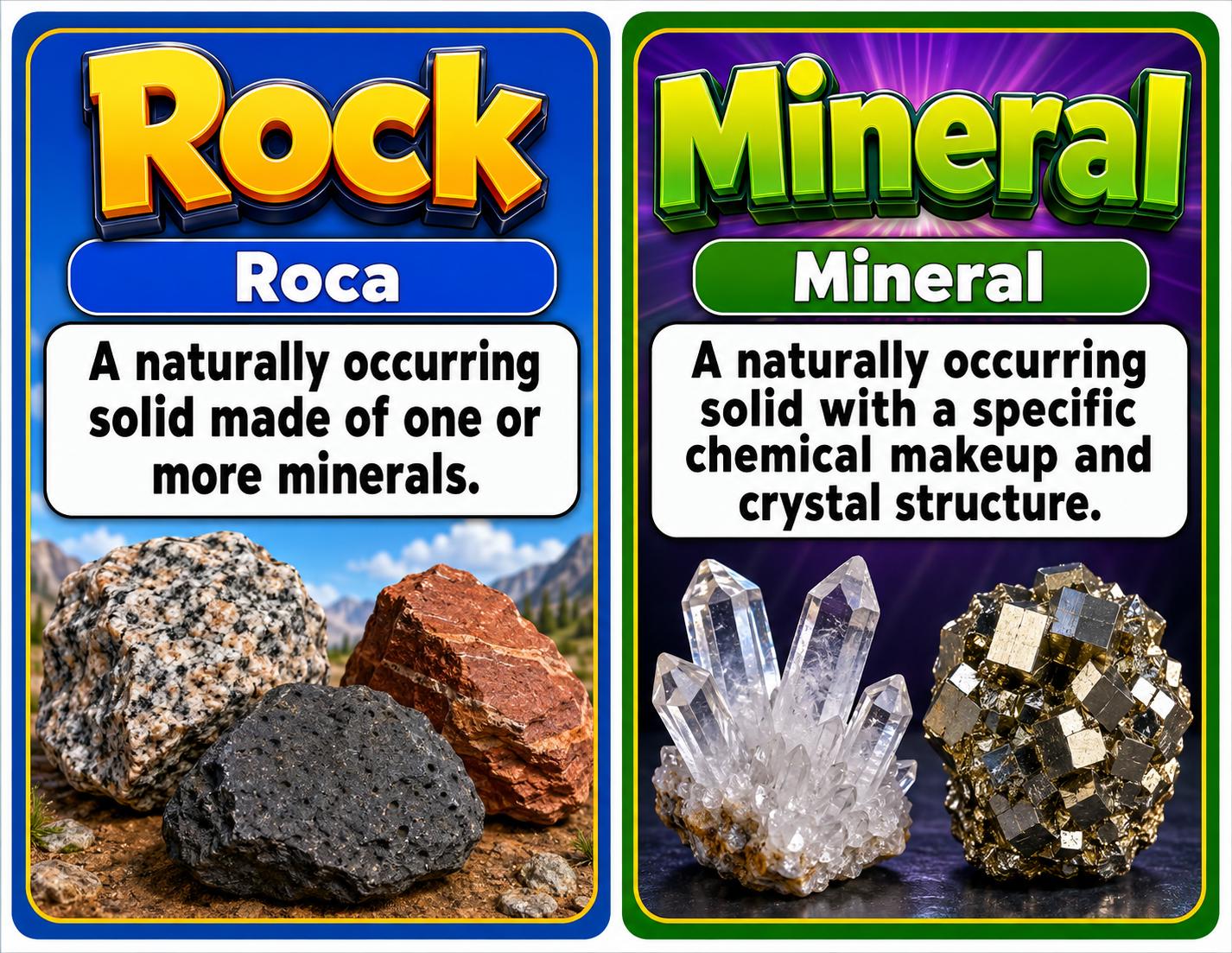 Grade 7 Science Rock Transformations Word Wall