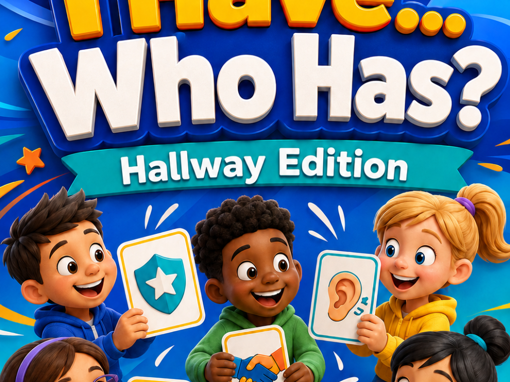 PBIS I Have... Who Has? Hallway Edition | Behavior Expectations Card Game