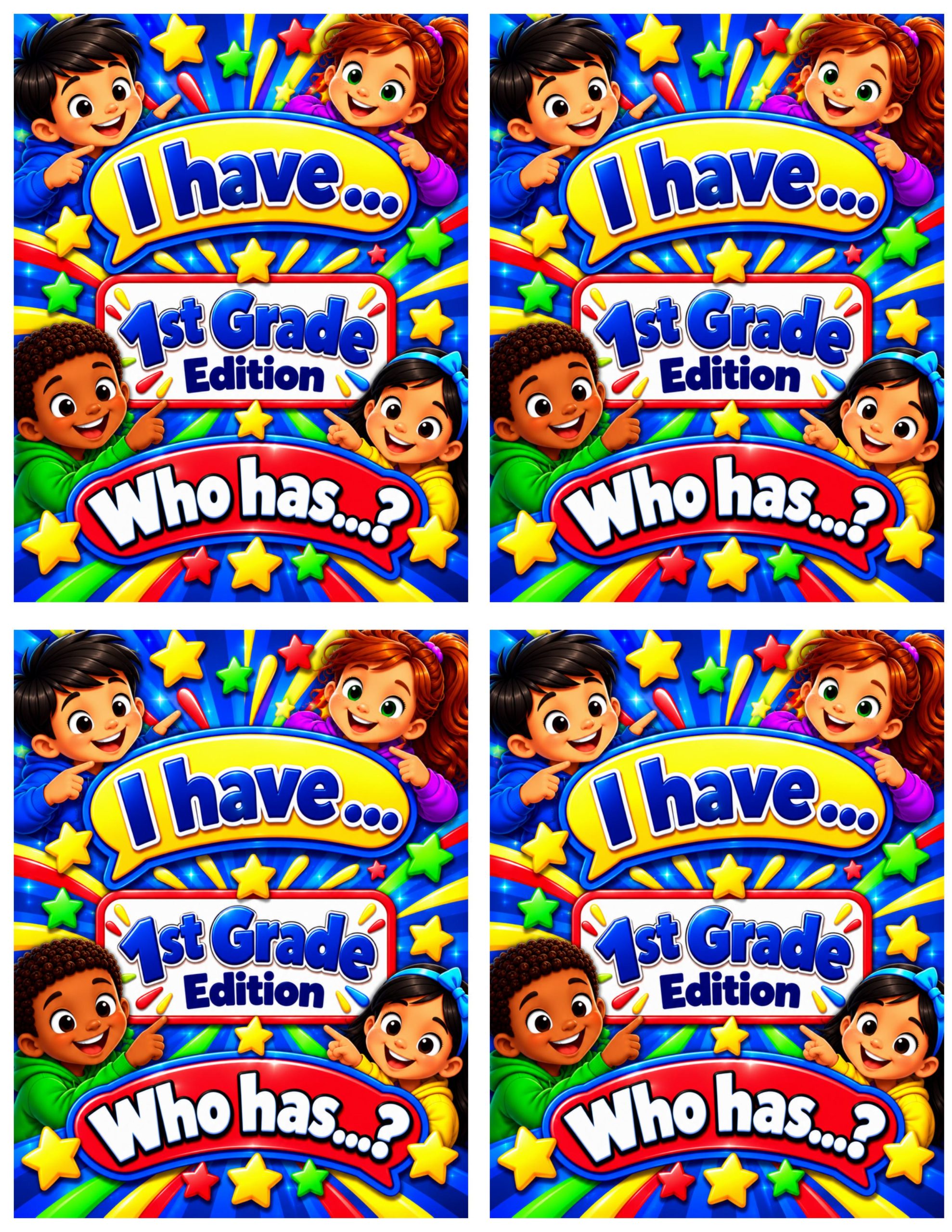 I Have... Who Has...? – Dolch Sight Words First Grade Edition | Interactive Sight Word Reading Game