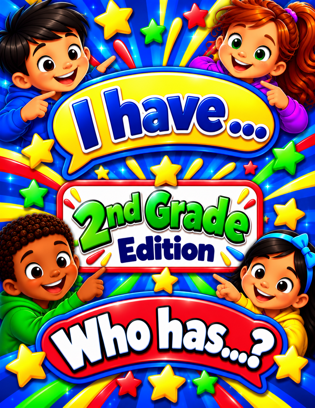 I Have... Who Has...? – Dolch Sight Words Second Grade Edition | Interactive Reading Fluency Game cover