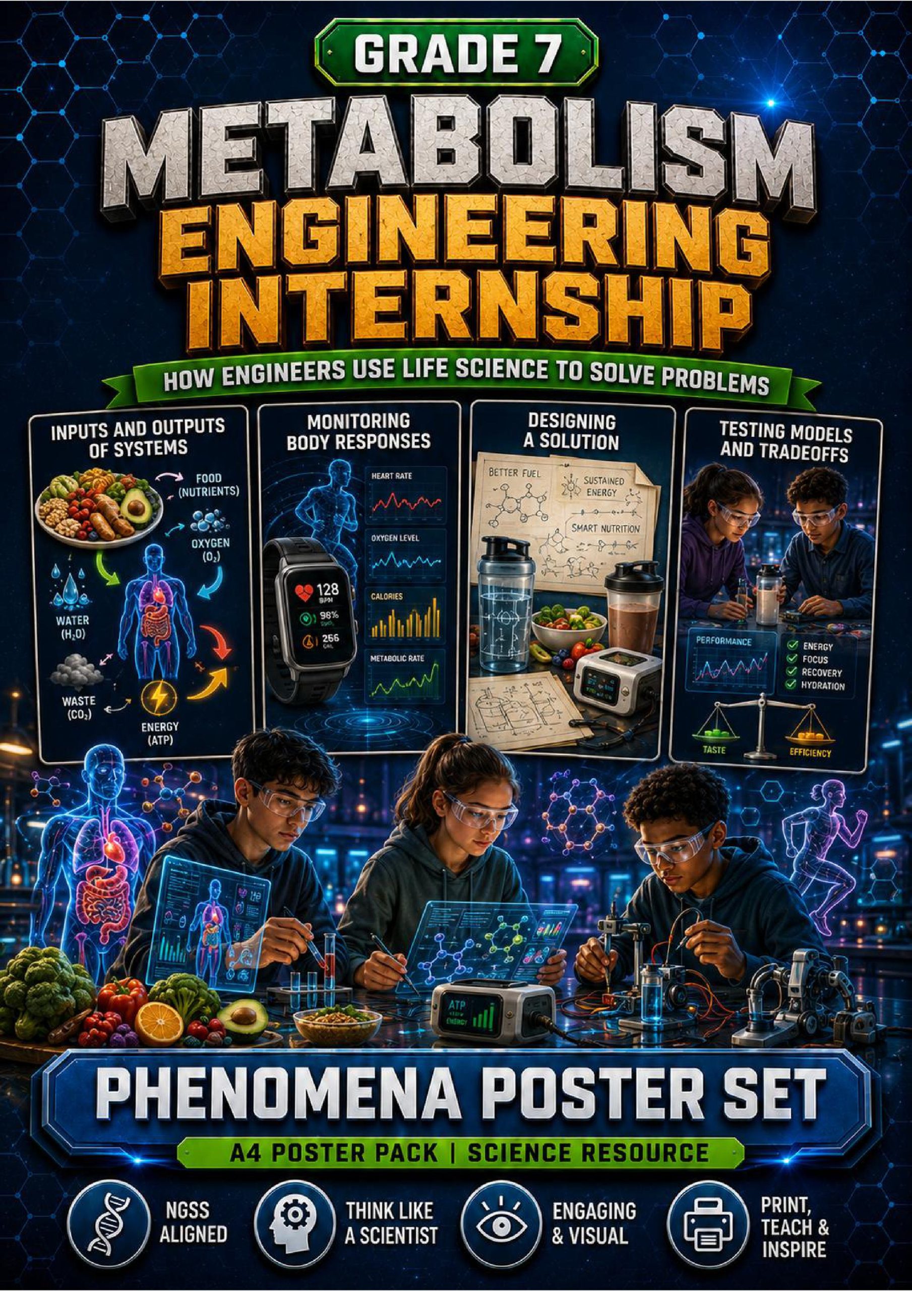 Grade 7 Phenomena Poster Bundle