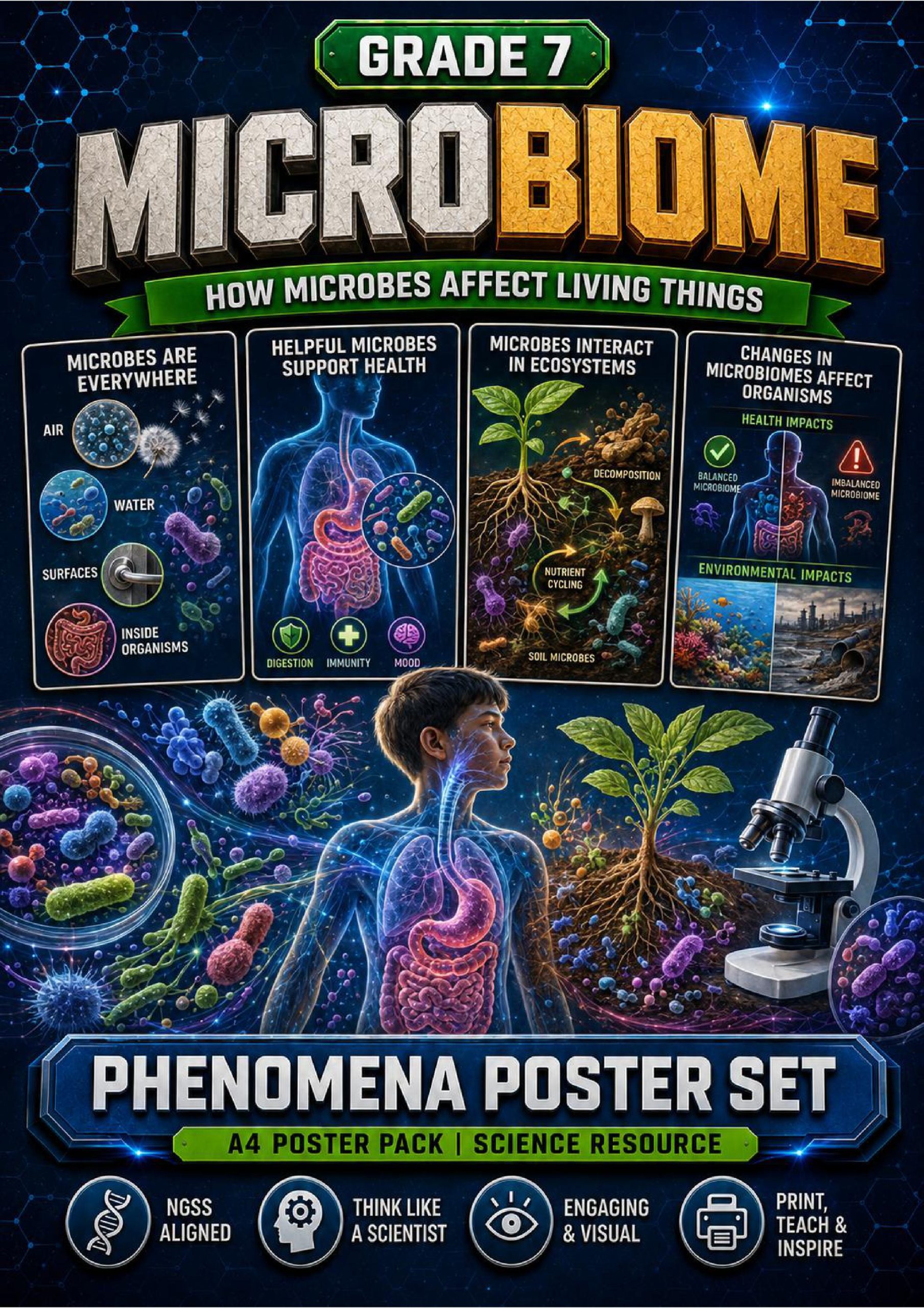 Microbiome Phenomena Poster Set