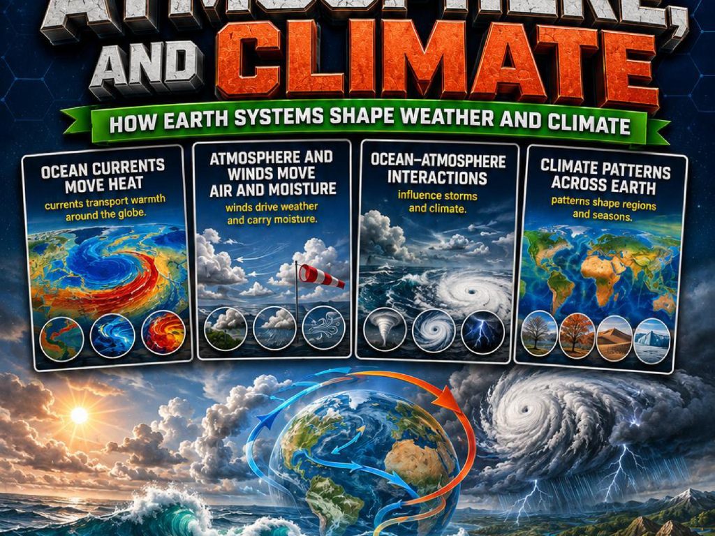 Ocean, Atmosphere, and Climate Phenomena Poster Set