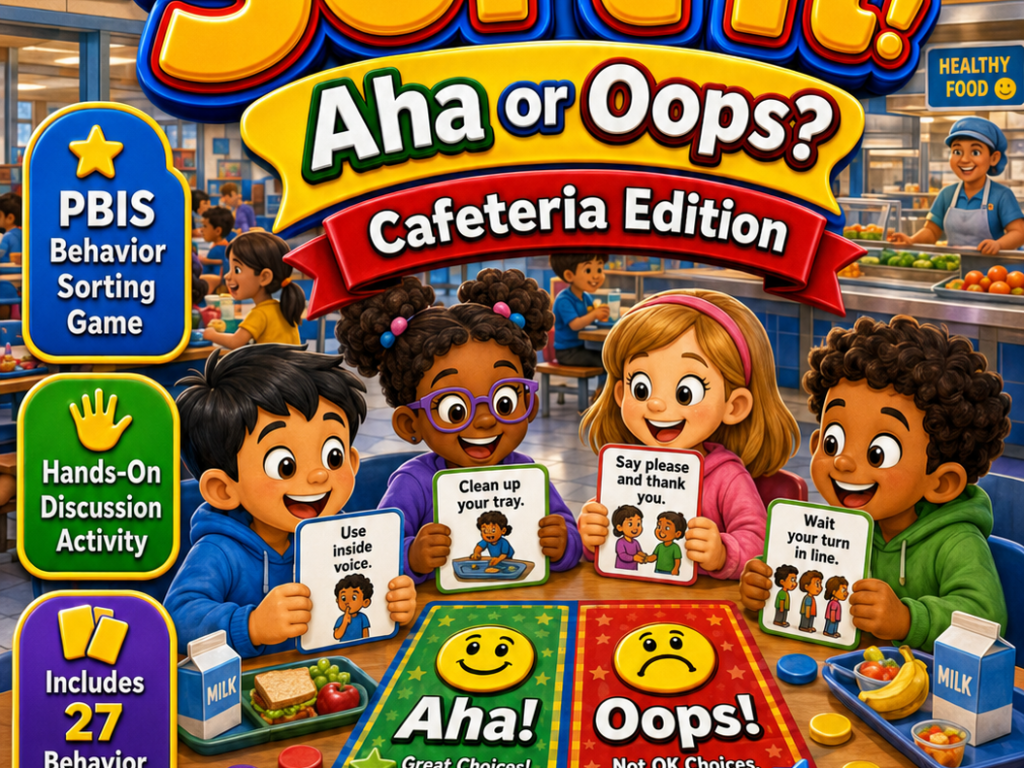 PBIS Sort It! Aha or Oops? – Cafeteria Edition