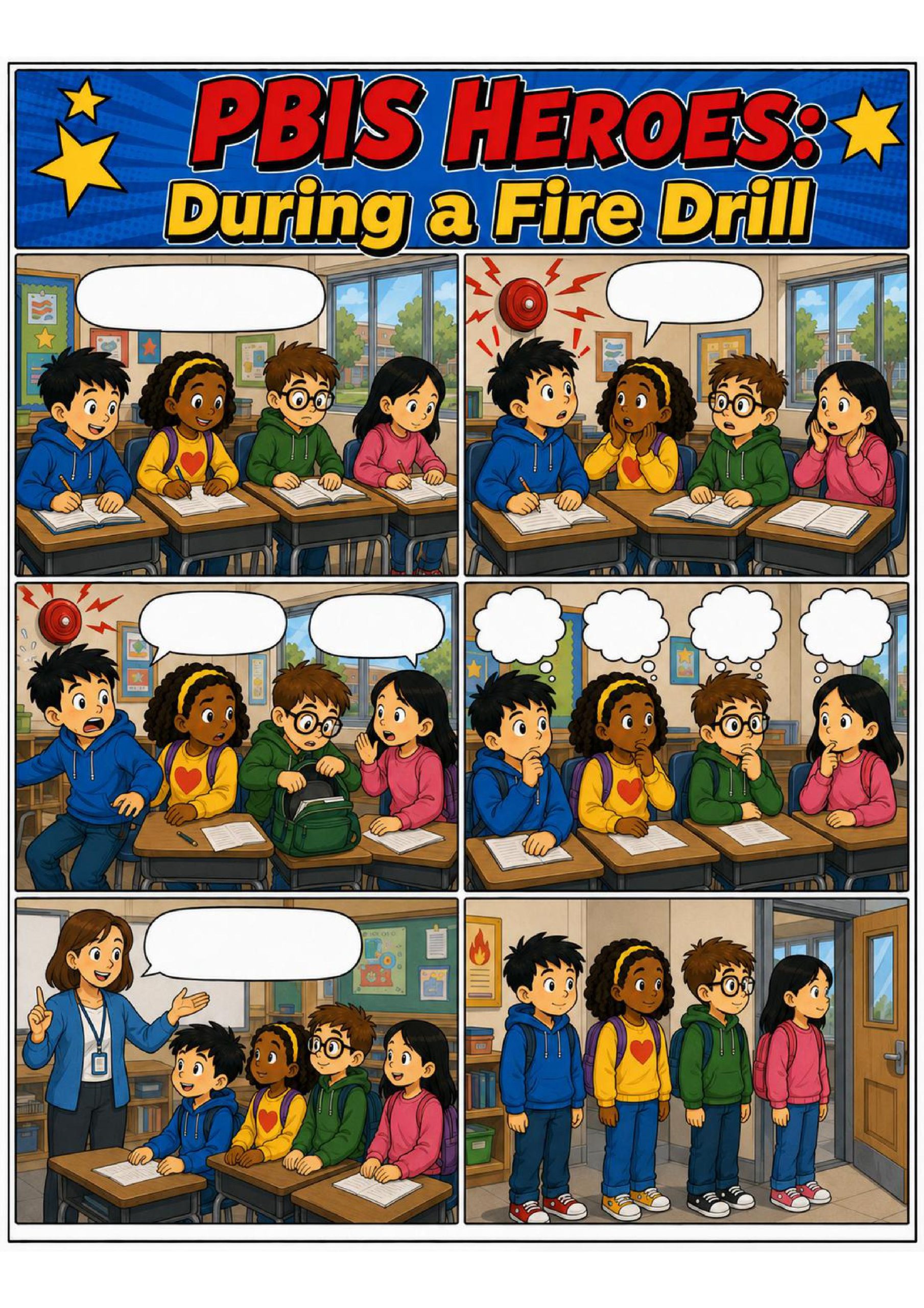 PBIS Heroes: During a Fire Drill