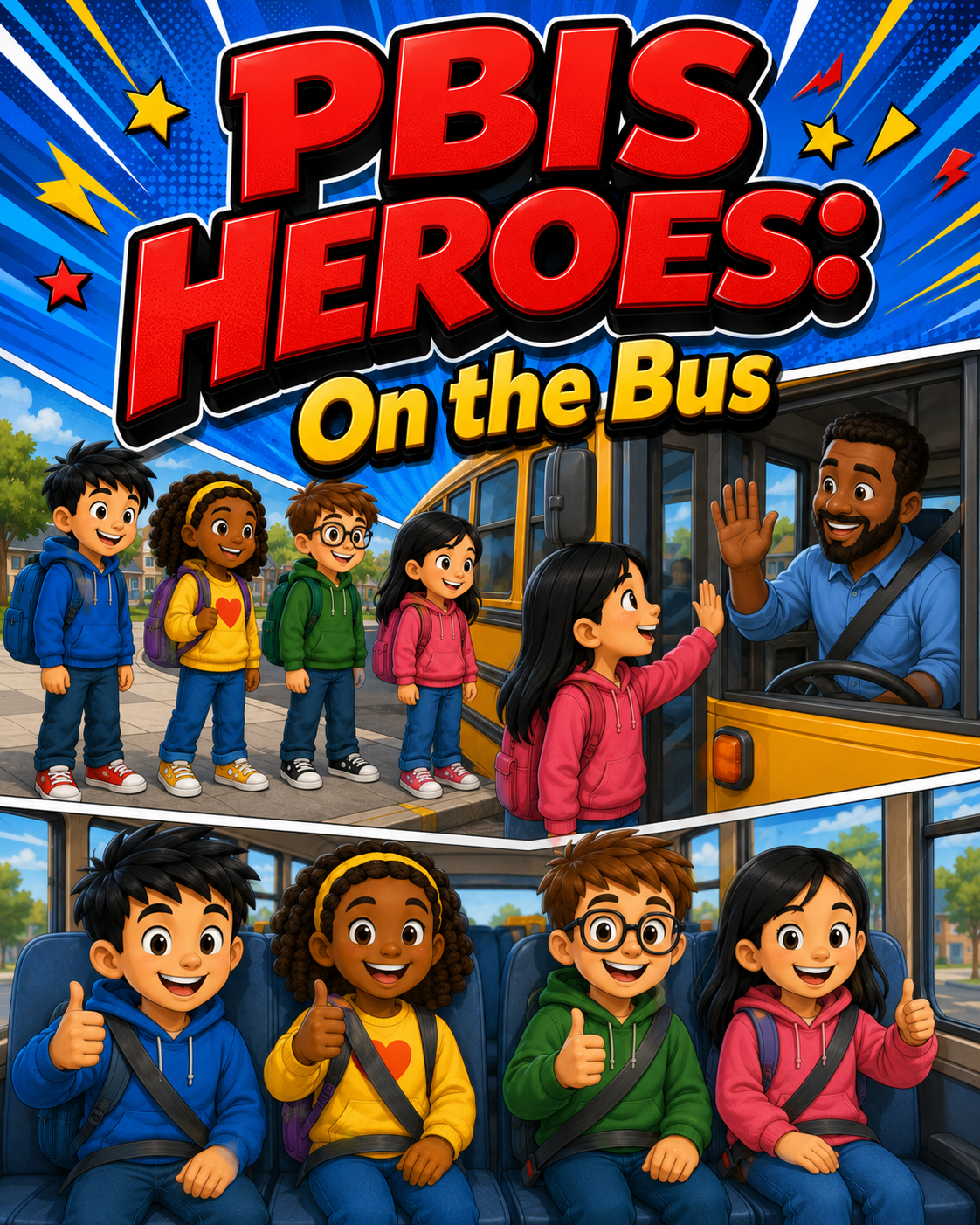 PBIS Heroes Comic Book Social Stories Bundle