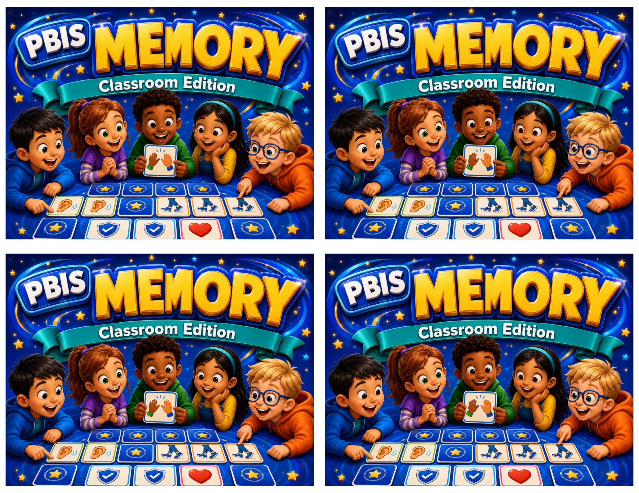 PBIS Memory Cards – Classroom Edition