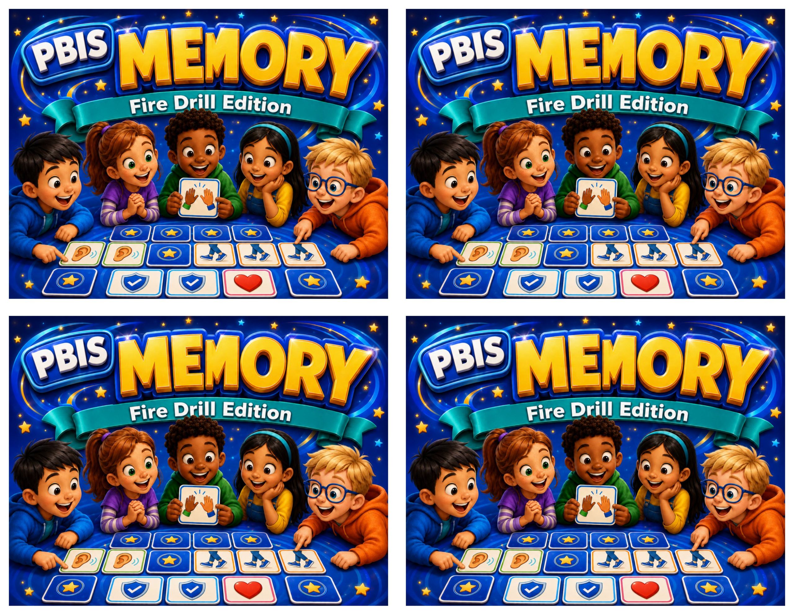 PBIS Memory Cards – Fire Drill Edition