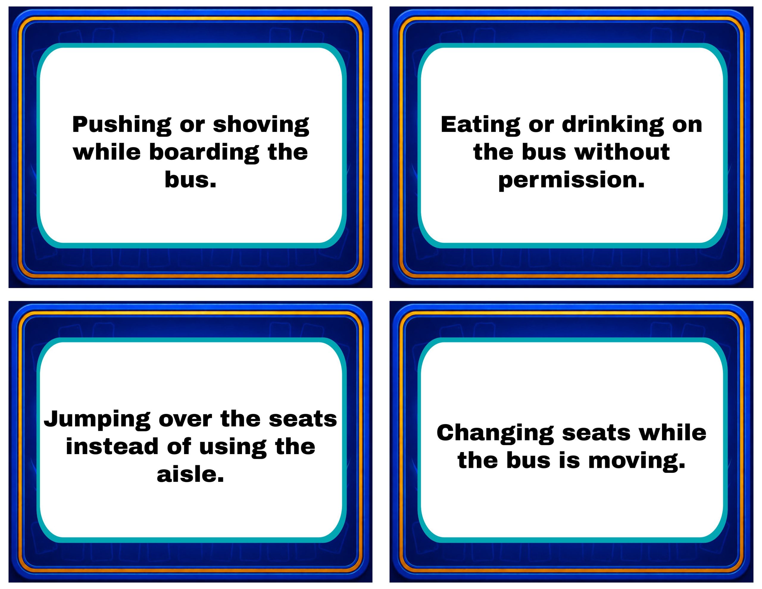 PBIS Memory Cards – On the Bus Edition