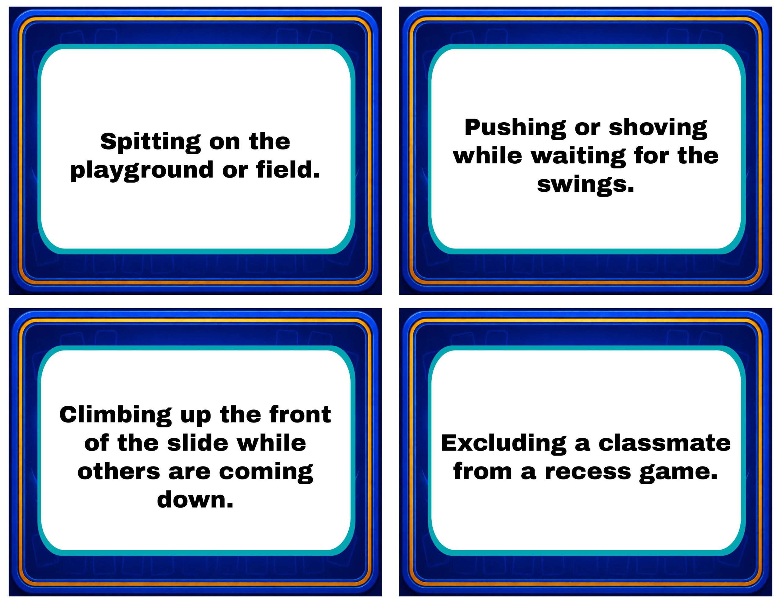 PBIS Memory Cards – Playground Edition