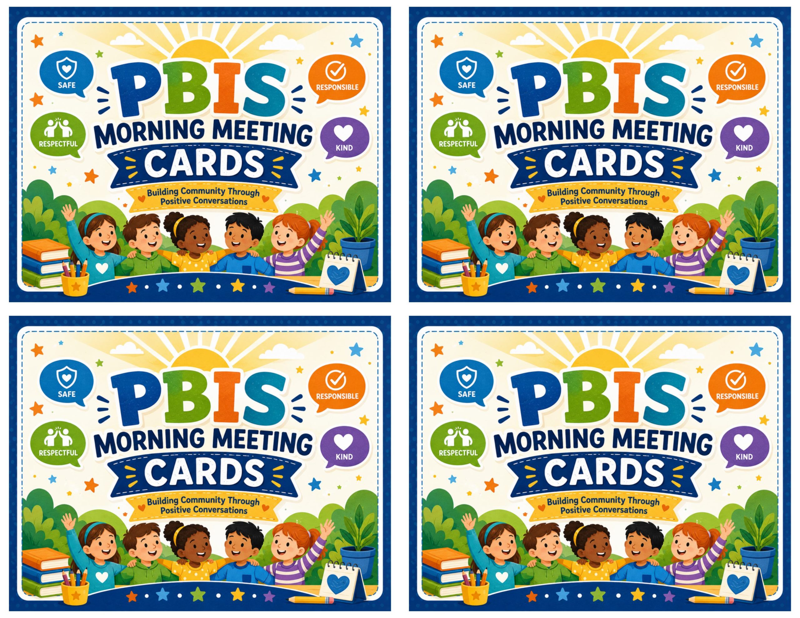 PBIS Morning Meeting Cards