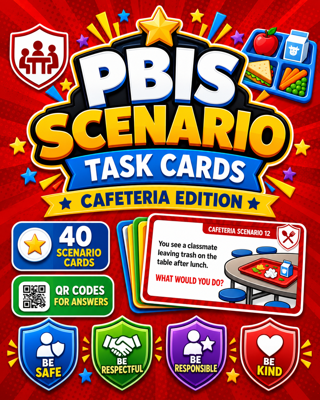 PBIS Scenario Task Cards Bundle
