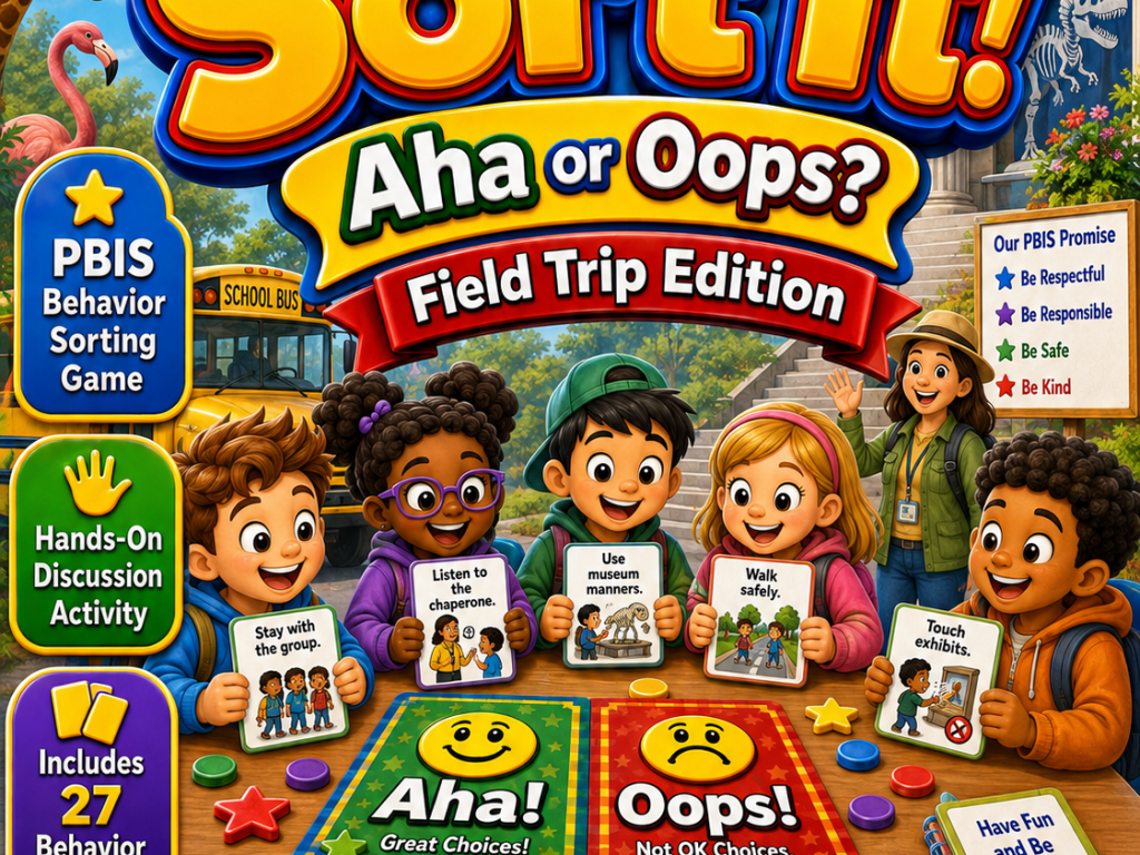 PBIS Sort It! Aha or Oops? – Field Trip Edition