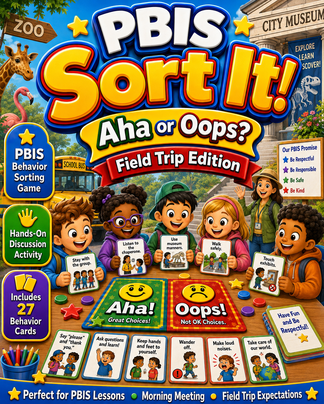PBIS Sort It! Aha or Oops? – Field Trip Edition cover