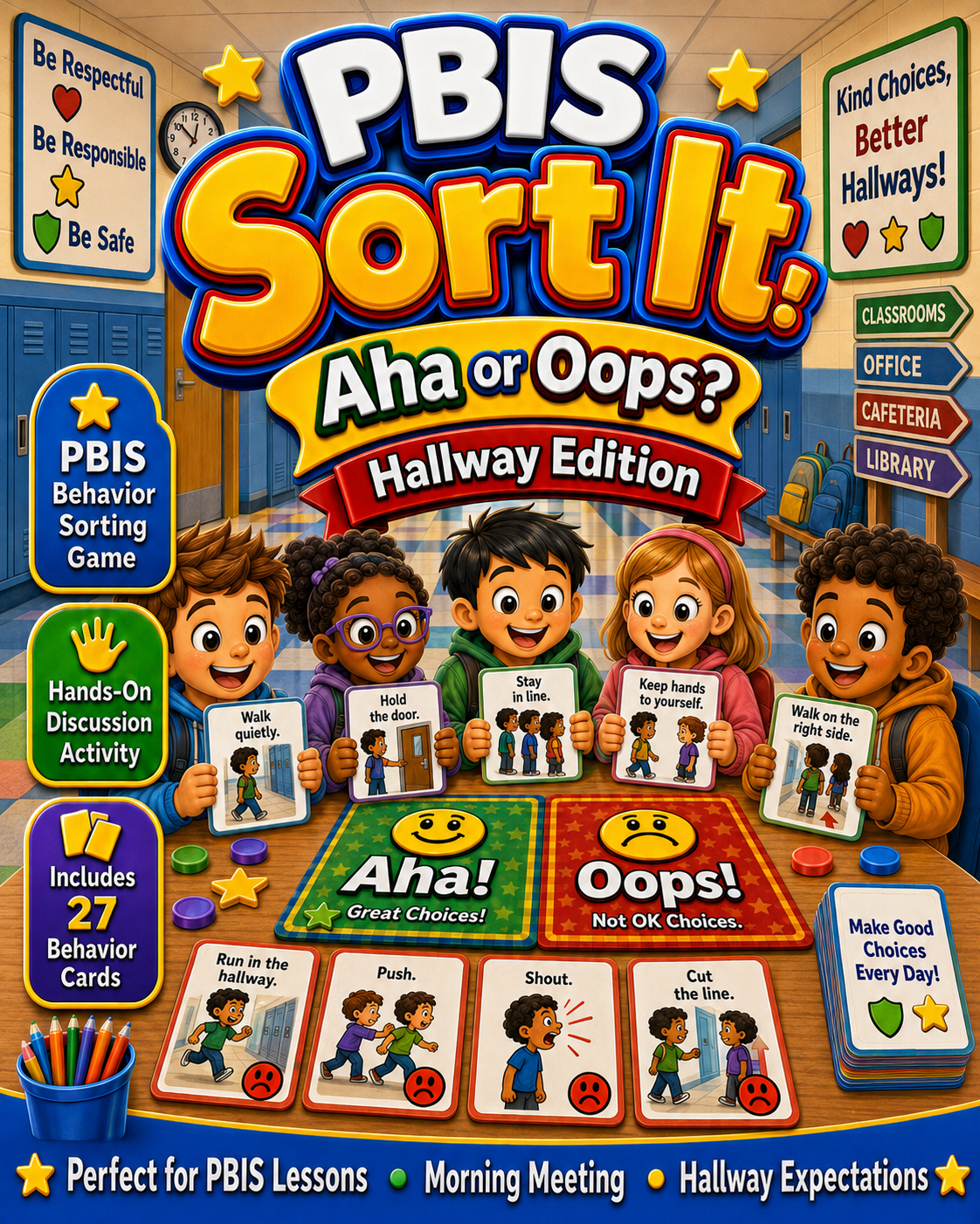 PBIS Sort It! Aha or Oops? – Hallway Edition cover