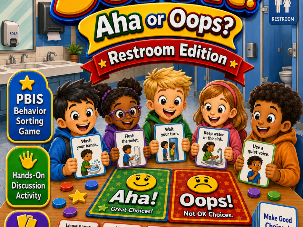 PBIS Sort It! Aha or Oops? – Restroom Edition