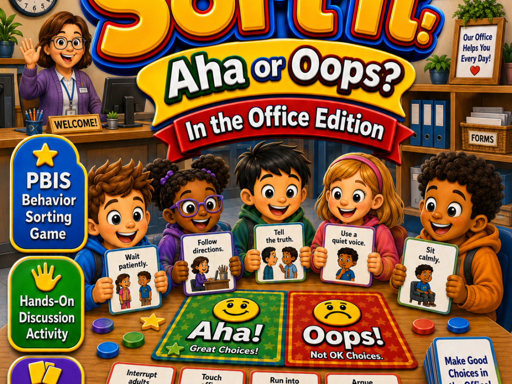 PBIS Sort It! Aha or Oops? – In the Office Edition