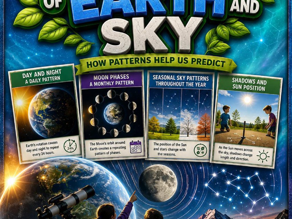 Patterns of Earth and Sky Phenomena Poster Set