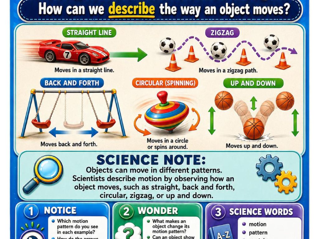 Motion & Friction Science Concept Posters