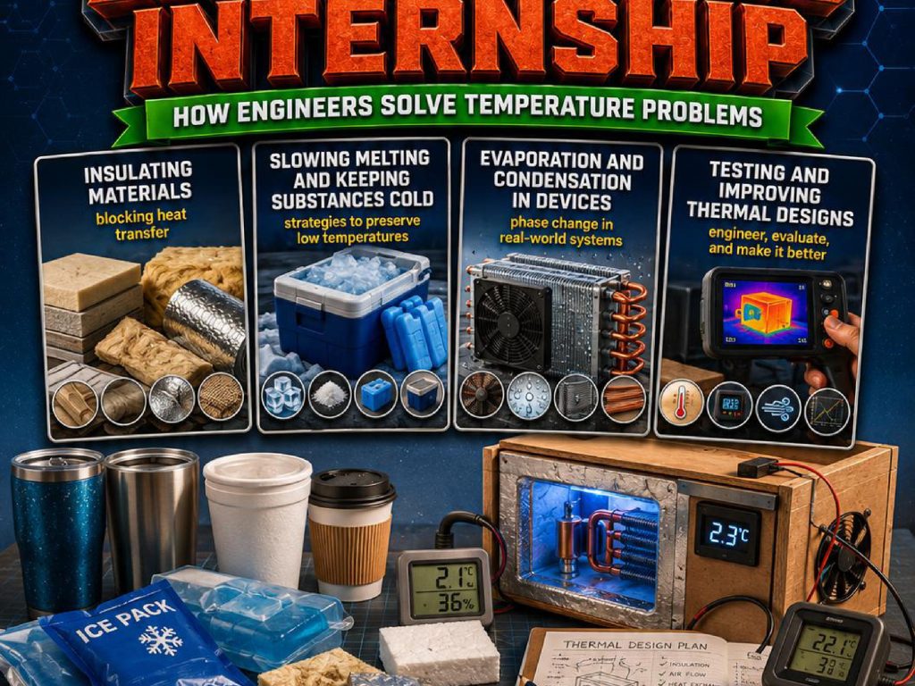 Phase Change Engineering Internship Phenomena Poster Set