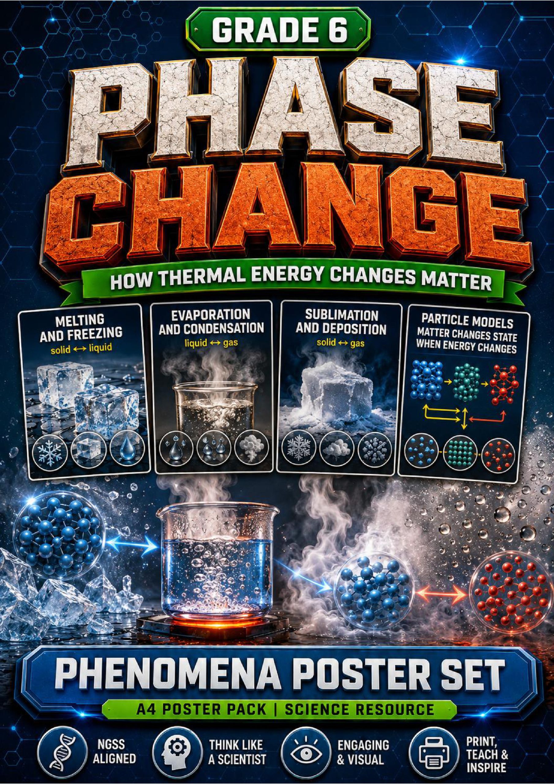 Grade 6 Phenomena Poster Bundle