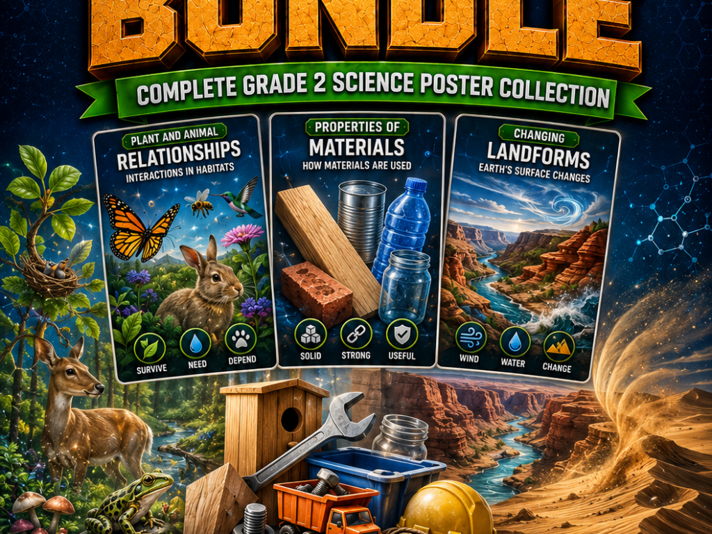 Grade 2 Phenomena Poster Bundle
