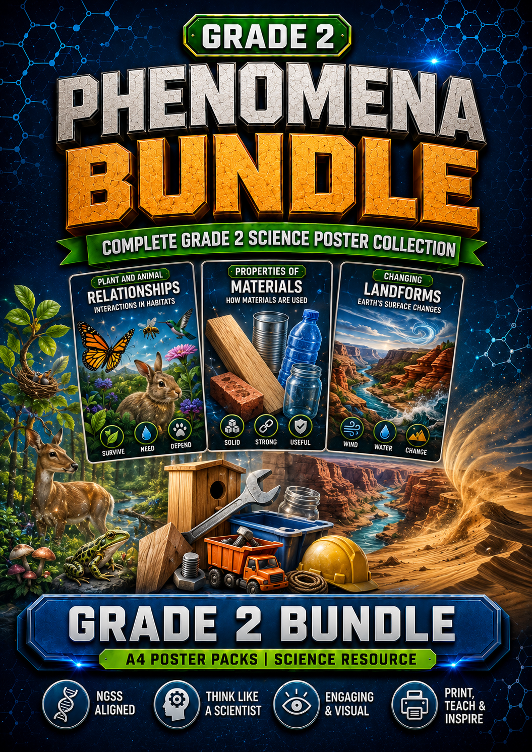 Grade 2 Phenomena Poster Bundle cover
