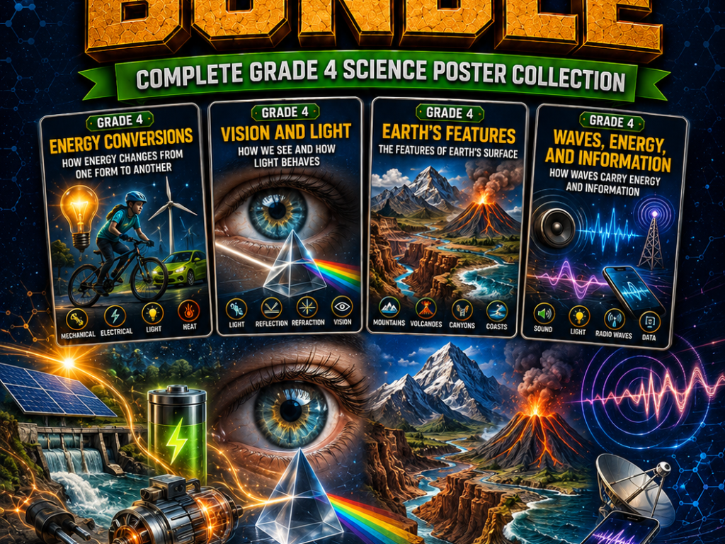 Grade 4 Phenomena Poster Bundle