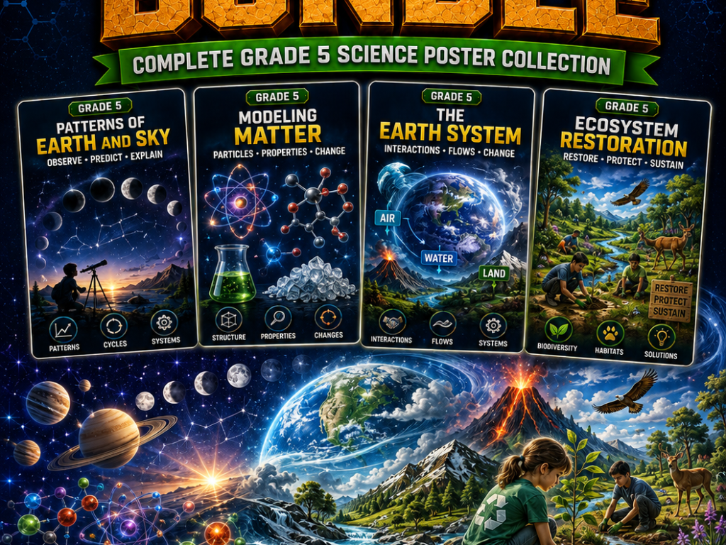 Grade 5 Phenomena Poster Bundle