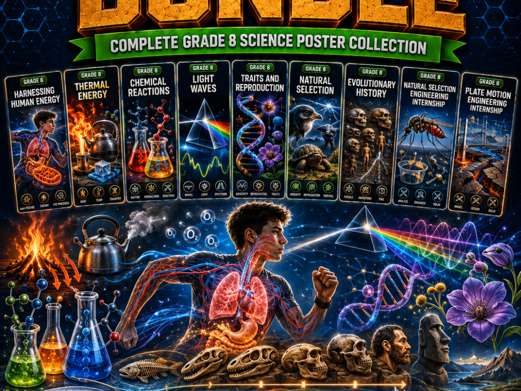 Grade 8 Phenomena Poster Bundle