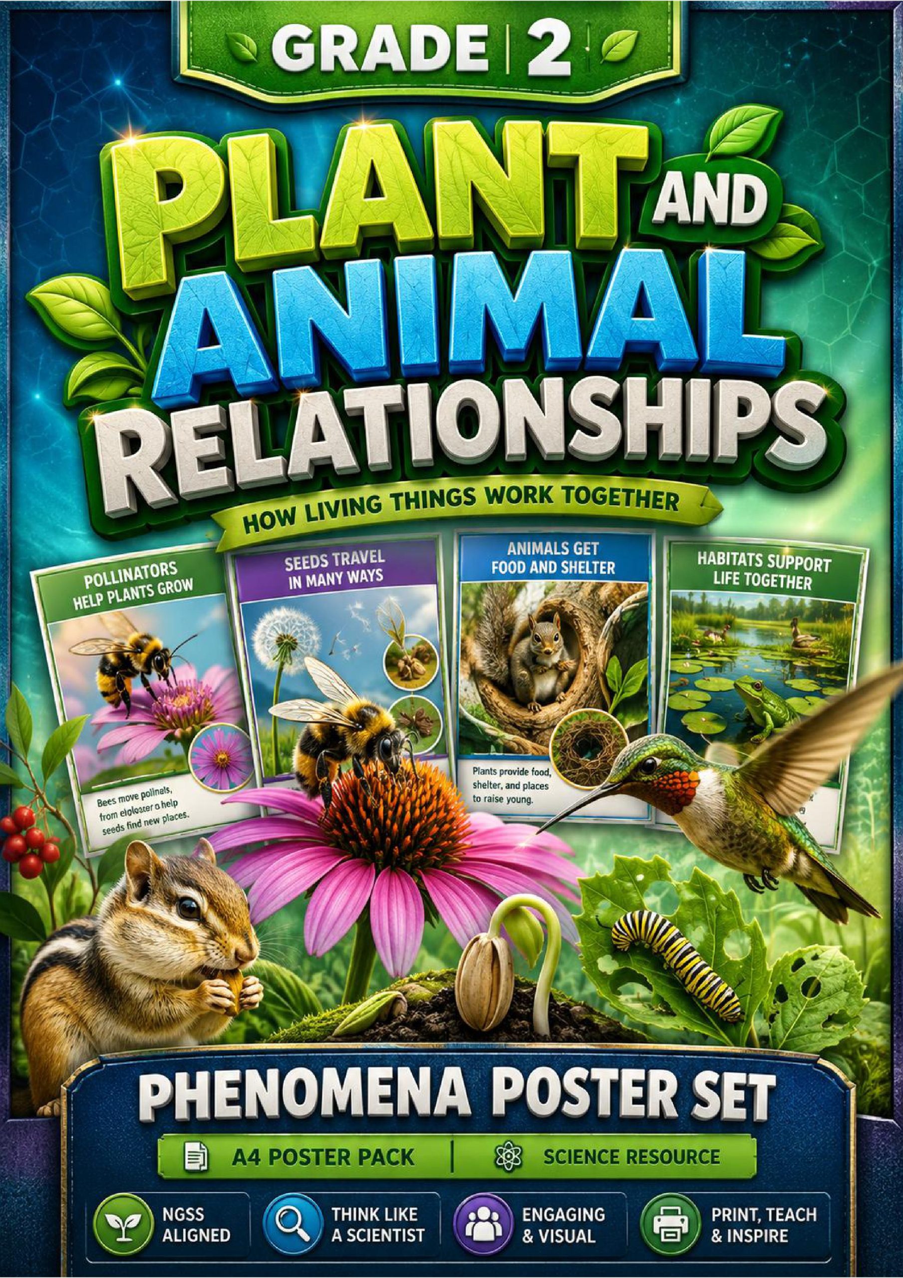 Grade 2 Phenomena Poster Bundle