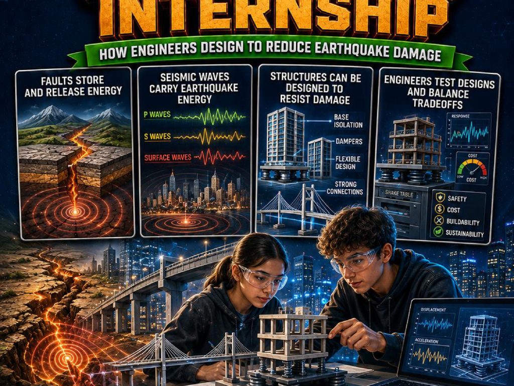 Plate Motion Engineering Internship Phenomena Poster Set