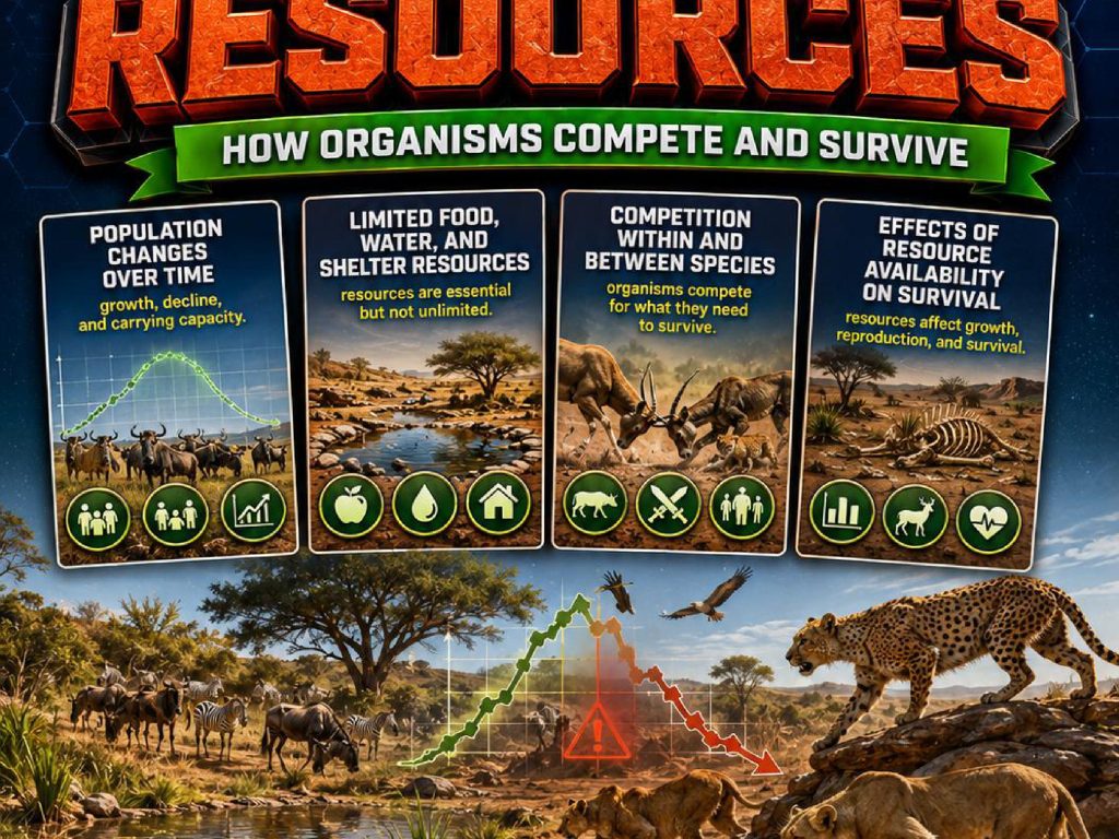 Populations and Resources Phenomena Poster Set
