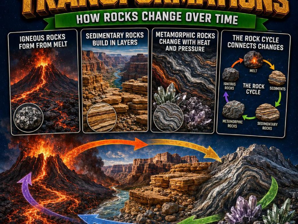 Rock Transformations Phenomena Poster Set